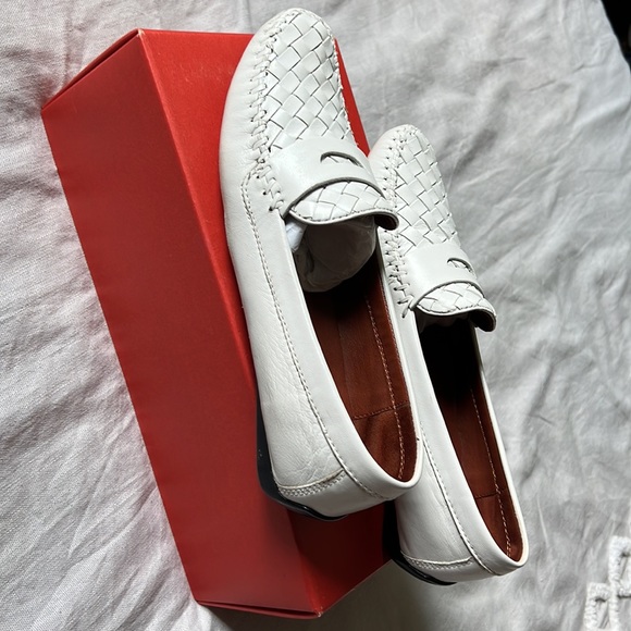 Robert Zur “White True Glove” white loafer. Size 8.5 NARROW (4A) - Picture 2 of 7